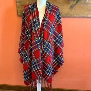 Plaid pashmina